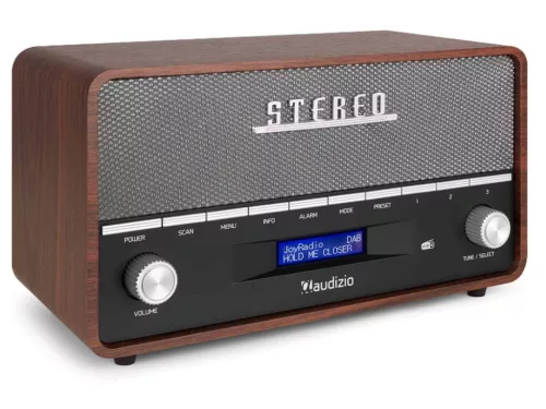 Audizio Corno retro rádió, DAB+, FM, AUX, Bluetooth - szürke