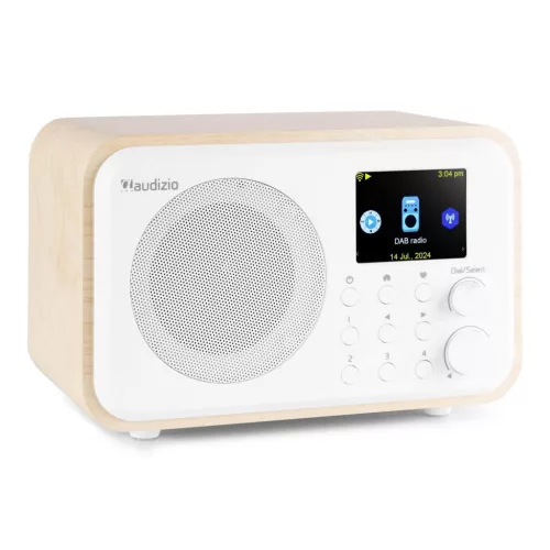 Audizio Vicenza akkumulátoros internetrádió DAB+ FM - fehér