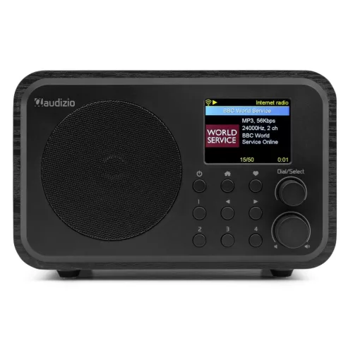 Audizio Vicenza akkumulátoros internetrádió DAB+ FM - fekete