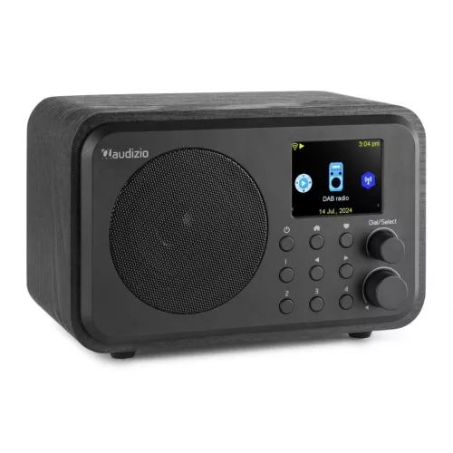 Audizio Vicenza akkumulátoros internetrádió DAB+ FM - fekete