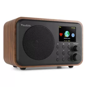   Audizio Vicenza akkumulátoros internetrádió DAB+ FM - barna