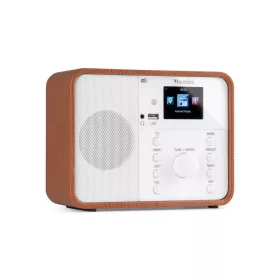 Audizio Nardo DAB+ internetrádió - fehér/fa