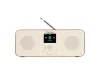 Audizio Bucine WiFi internetrádió - FM és DAB rádió, fa, krém színű