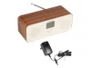 Audizio Bucine WiFi internetrádió - FM és DAB rádió, fa, krém színű