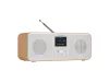 Audizio Bucine WIFI internetrádió-FM és DAB rádió, fa, ezüst