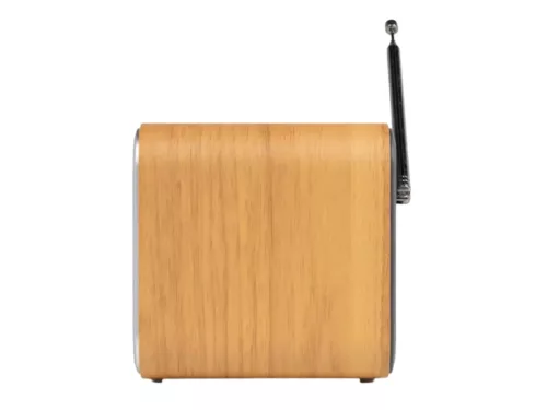 Audizio Bucine WIFI internetrádió-FM és DAB rádió, fa, ezüst