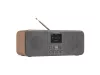 Audizio Bucine WIFI internetrádió-FM és DAB rádió, fa, fekete