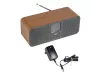 Audizio Bucine WIFI internetrádió-FM és DAB rádió, fa, fekete