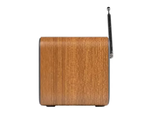 Audizio Bucine WIFI internetrádió-FM és DAB rádió, fa, fekete