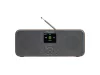 Audizio Bucine WIFI internetrádió-FM és DAB rádió, fa, fekete
