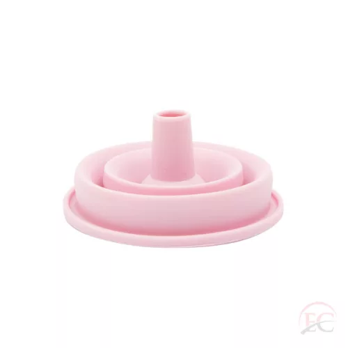 Szilikon tölcsér - rózsaszín - 10 x 8 cm, 10901PK