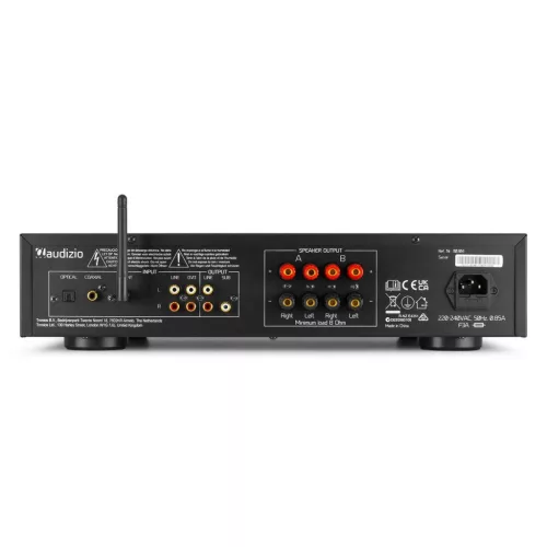 Audizio AD420B 4 csatornás hifi erősítő - fekete