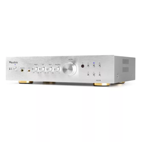 Audizio AD220A 2 csatornás hifi erősítő - alumínium