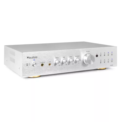 Audizio AD420A 4 csatornás hifi erősítő - ezüst