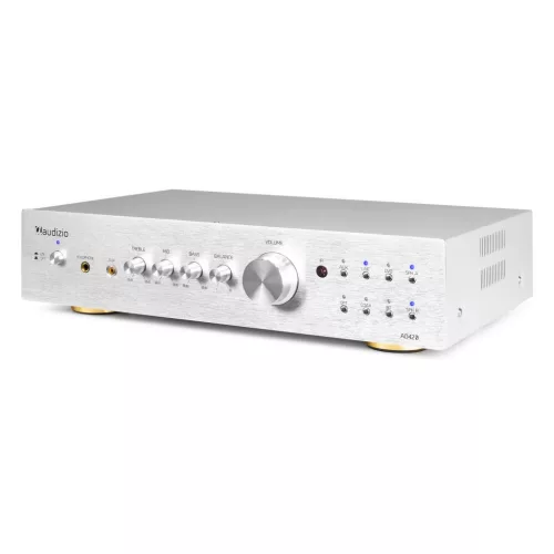 Audizio AD420A 4 csatornás hifi erősítő - ezüst