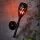 Garden of Eden 11262D LED-es szolár lámpa - leszúrható / fali / szabadonálló - lángeffekt - 12 sárga LED - 90 x 410 mm