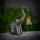 Garden of Eden 11267 LED-es szolár lámpa - elefánt - melegfehér - műanyag - 30,5 x 12 x 24 cm