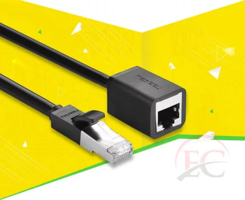 Ugreen 11279 Cat.6 FTP Ethernet RJ45 Cable 1m Fekete