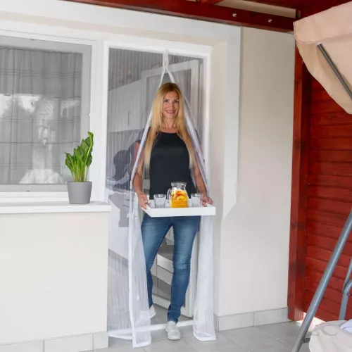 Garden of Eden 11398F Szúnyogháló függöny ajtóra, 100 x 210 cm