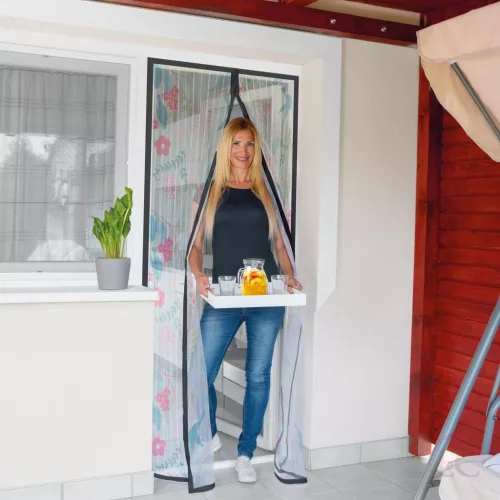 Delight 11398J Szúnyogháló függöny ajtóra, 100 x 210 cm