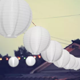 Family 11399WH LED-es lampion - 1 LED - fehér - 2 x AAA