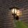 Garden of Eden 11404A LED-es szolár lámpa - fali - 21 x 21 cm - 8 LED - fekete - melegfehér