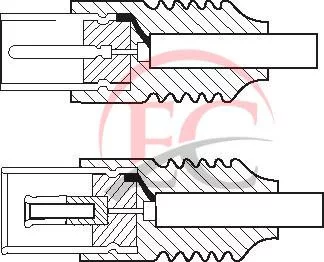 Goobay 11564 Antenna koax kábel szerelt 10 m