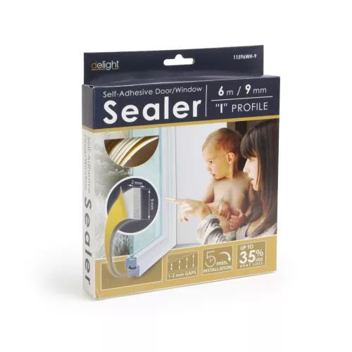 Delight 11596WH-9 Öntapadós ajtó- ablakszigetelő