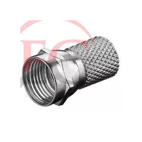 Goobay 11623 Antenna F csatlakozó,  cink-nikkel