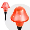 Garden of eden 11704 LED-es szolár gombalámpa - piros - 11 cm