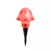 Garden of eden 11704 LED-es szolár gombalámpa - piros - 11 cm