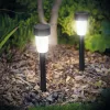 Garden of eden 11704 LED-es szolár gombalámpa - piros - 11 cm