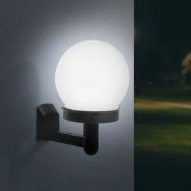   Garden of Eden 11710 LED-es szolár fali lámpa - hidegfehér - fekete - műanyag
