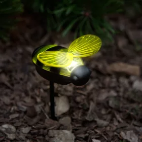   Garden of Eden 11752 Leszúrható szolár lámpa - méhecske - 8 x 7,5 x 14,5 cm - Fehér LED