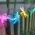 Garden of Eden 11758B LED szolár fényfüzér - szitakötő - 2 m - 10 színes LED