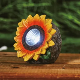   Garden of Eden 11762C Szolár napraforgó - 2 fehér LED - 5 x 8 x 8,6 cm