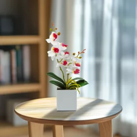 11902 Műnövény dekoráció - orchidea - 3 féle - 37 cm