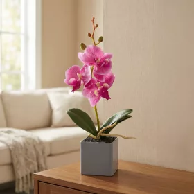   Műnövény dekoráció - orchidea - 3 féle - 29,5 cm, 11914