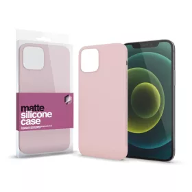   XPRO™ Szilikon matte tok ultravékony Púder pink Apple iPhone 12 Pro Max készülékhez