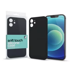   XPRO™ Soft Touch szilikon tok Slim Fekete Apple iPhone 12 Mini készülékhez