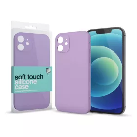   XPRO™ Soft Touch szilikon tok Slim Lila Apple iPhone 12 készülékhez