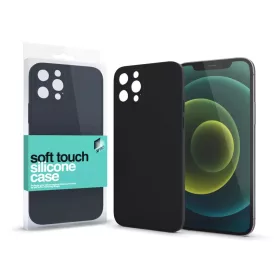   XPRO™ Soft Touch szilikon tok Slim Fekete Apple iPhone 12 Pro készülékhez