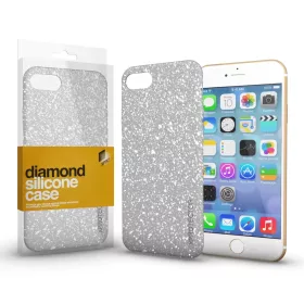   XPRO™ Szilikon tok Diamond Ezüst Samsung Galaxy A22 4G készülékhez