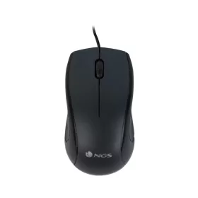   NGS Mist Optikai Vezetékes egér 1000Dpi, normál méret, Fekete