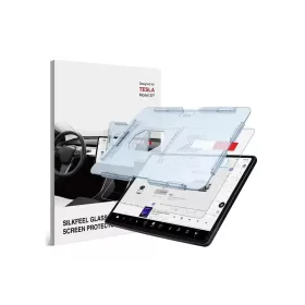   XPRO™ Tempered Glass 0.33mm kijelzővédő üveg / üvegfólia felhelyező applikátorral Tesla Model 3 / Model Y