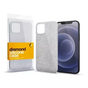   XPRO™ Szilikon tok Diamond Ezüst Apple Iphone 15 Pro Max készülékhez