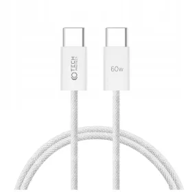   Tech-Protect Ultraboost Kábel USB-C / USB-C PD60W/3A 1m Fehér
