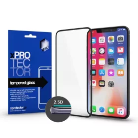  XPRO™ Tempered Glass Full 2.5D fekete 0.33 kijelzővédő üveg / üvegfólia Google Pixel 8 készülékhez