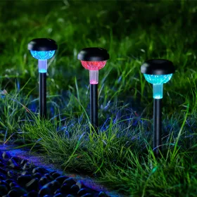   Garden of Eden 13016 Leszúrható szolár lámpa - RGB LED - 7 x 30 cm - színváltós