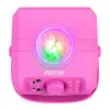 Fenton KAR55P Karaoke hangfal, LED Jellyball, rózsaszín, 50W